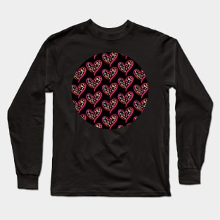 This Broken Heart Loves Stronger modern abstract Long Sleeve T-Shirt